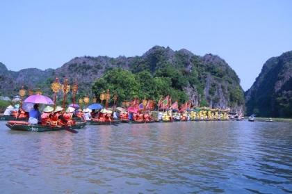 Mãn nhãn sắc vàng Tam Cốc trong tuần lễ du lịch Ninh Bình 14