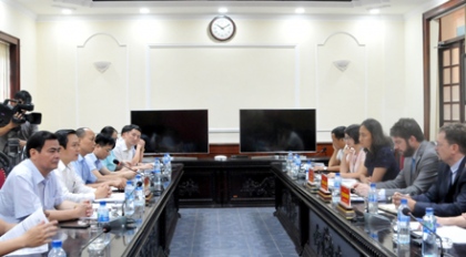 UBND tỉnh làm việc với đoàn công tác của tổ chức UNESCO tại Hà Nội 1