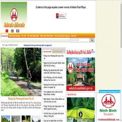 Du lịch Ninh Bình nổi bật qua quảng bá Website 4