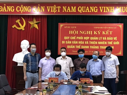 Hội nghị ký kết Quy chế phối hợp quản lý và bảo vệ di sản Văn hoá và Thiên nhiên thế giới Quần thể danh thắng Tràng An 2