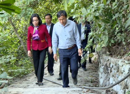 Các đồng chí lãnh đạo tỉnh khảo sát tuyến du lịch kết nối Chùa Hương - Tam Chúc - Bái Đính 3