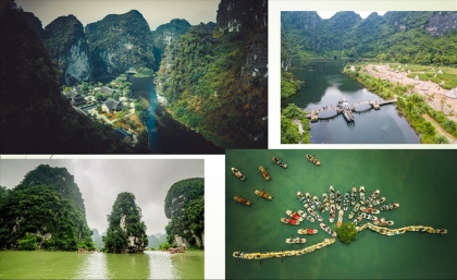 Hàng trăm chiếc thuyền rước rồng trong Lễ hội Tràng An 2019 11