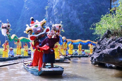 Mãn nhãn sắc vàng Tam Cốc trong tuần lễ du lịch Ninh Bình 5