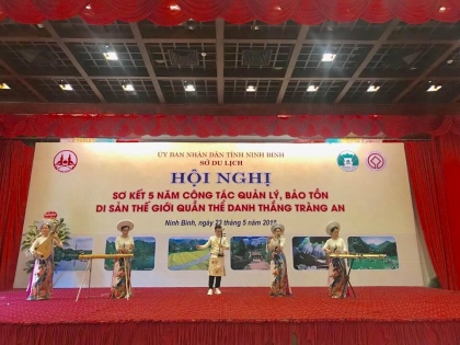 Hội nghị sơ kết 5 năm công tác quản lý, bảo tồn Di sản thế giới Quần thể danh thắng Tràng An. 4