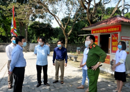 Đồng chí Phó Chủ tịch UBND tỉnh kiểm tra các khu, điểm du lịch trong ngày đầu tiên hoạt động trở lại 2