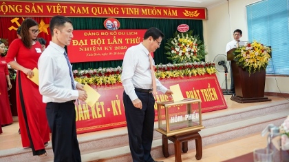 Đại hội đại biểu Đảng bộ Sở Du lịch tỉnh Ninh Bình lần thứ II, nhiệm kỳ 2020 – 2025 4