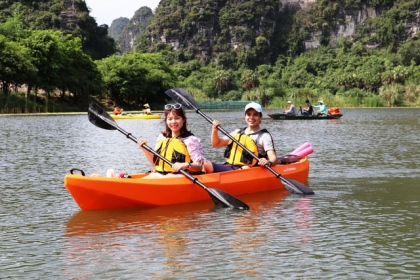 Chèo thuyền kayak khám phá di sản thế giới Tràng An 2