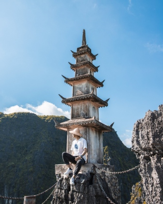 Cảnh đẹp ở cánh đồng sen Ninh Bình 9