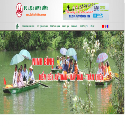 Du lịch Ninh Bình nổi bật qua quảng bá Website 3