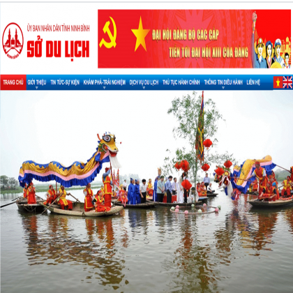 Du lịch Ninh Bình nổi bật qua quảng bá Website 5