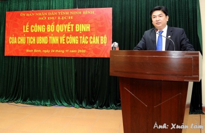 Công bố Quyết định bổ nhiệm Phó Giám đốc Sở Du lịch tỉnh Ninh Bình 3