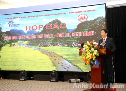 Họp báo giới thiệu Năm Du lịch quốc gia 2021 – Hoa Lư, Ninh Bình 2