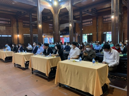 Chương trình ra mắt và ký cam kết giữa các đơn vị trong thực hiện mô hình văn minh du lịch tại Khu du lịch sinh thái Tràng An  2